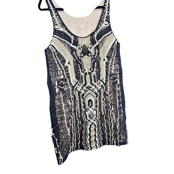 DVF DIANE VON FURSTENBERG SS 2014 Macrame Dress Size P - Picture 3 of 12